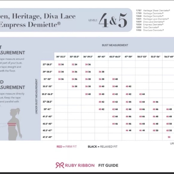 Ruby Ribbon Gray Bra - Picture 4 of 4